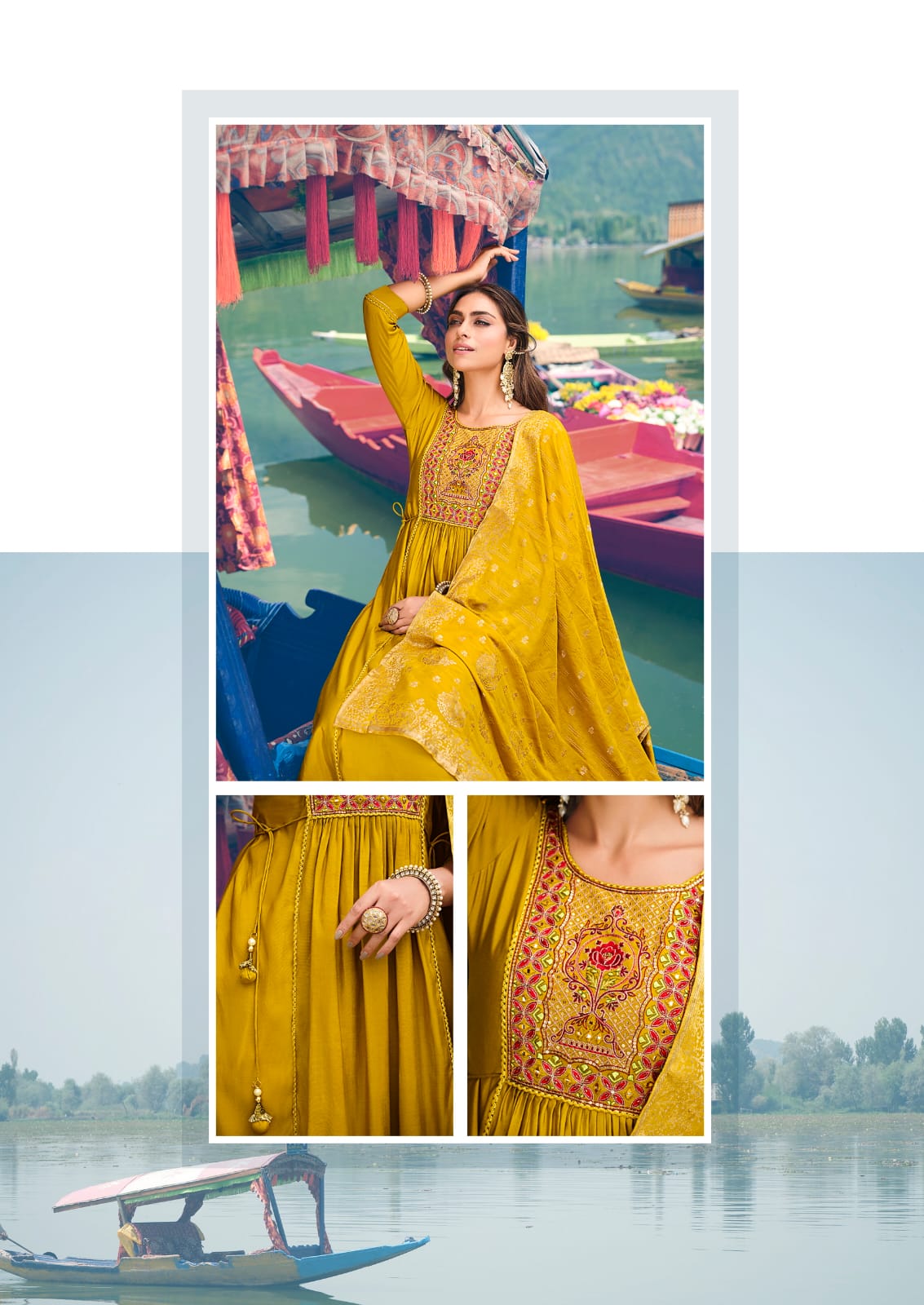 Saaraa By Karissa Heavy Designer Kurti With Bottom Dupatta Catalog